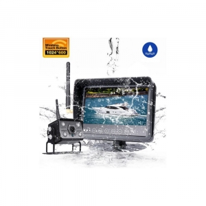 AHD bezdrôtový digitálny kamerový systém - s 7&quot; monitorom / vodeodolný / 9-36V