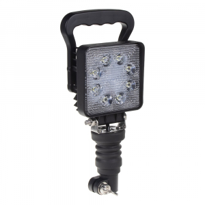 LED pracovné svetlo - na hrot / 8x3W LED / 10-30V ECE R10 (110x110x35mm)