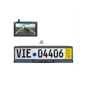 Bezdrôtový digitálny kamerový systém - 4,3&quot; monitor / kamera v ŠPZ so solárnym napájaním