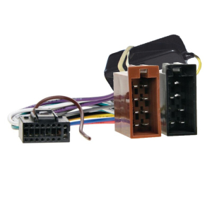 Autorádiová ISO redukcia - KENWOOD / JVC 16-PIN (22x10mm) s odrušovacím filtrom