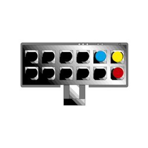 Autorádiová ISO redukcia - CLARION 12-pin / ISO (26,6x9,7mm)