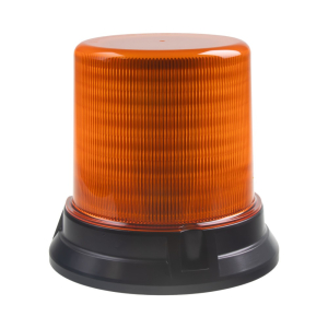 Oranžový LED maják - 144x 1W LED / 12-48V / ECE R65 / na pevnú montáž (ø178x160mm)