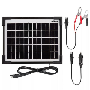 Solárna nabíjačka autobatérie 5 W OSRAM OSP500 – IP65, monokryštalické články, 12 V