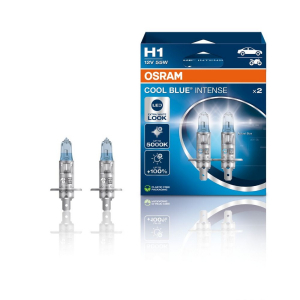 OSRAM Cool Blue Intense H1 55 W halogénové autožiarovky – 12 V, 5000 K, +100 % jas, duo-box 2 ks